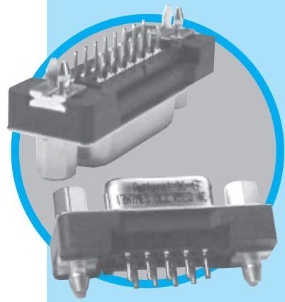 Amphenol Communications Solutions-L717TSEH09POL2RM8 Steckverbinder, D-Sub Conn D-Sub M 9 POS 1.37mm Solder ST Thru-Hole 9 Terminal 1 Port Tray