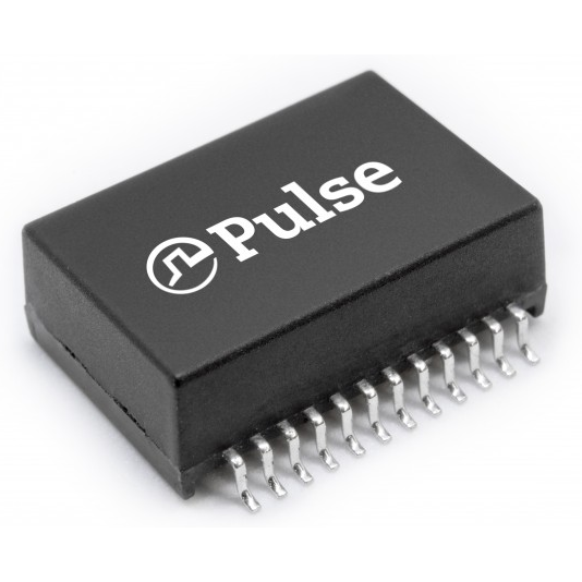 Pulse Electronics Corporation-HM6098NL Trasformatore di telecomunicazione Telecom Transformer 4(1:1) 0.3Ohm Prim. DCR 0.3Ohm Sec. DCR 24 Terminal Gull Wing SMD