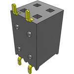 Conn Socket Strip SKT 4 POS 2.54mm Solder RA Side Entry SMD T/R