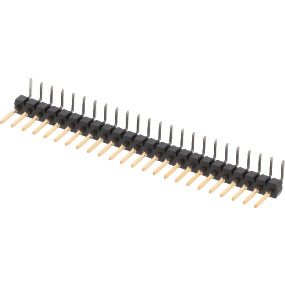 Molex-90121-0784 Cabezales del conector y receptáculos PCB Conn Unshrouded Header HDR 24 POS 2.54mm Solder RA Side Entry Thru-Hole C-Grid III Tray