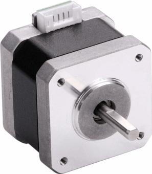 MOONS INDUSTRIES-MS17HD4P4150-22RL Motores de pasos Stepper Motors Hybrid Bipolar Square 2.55V 1.5A 1.7Ohm 38g.cm² 0.32N.m 1.8° 1Shaft
