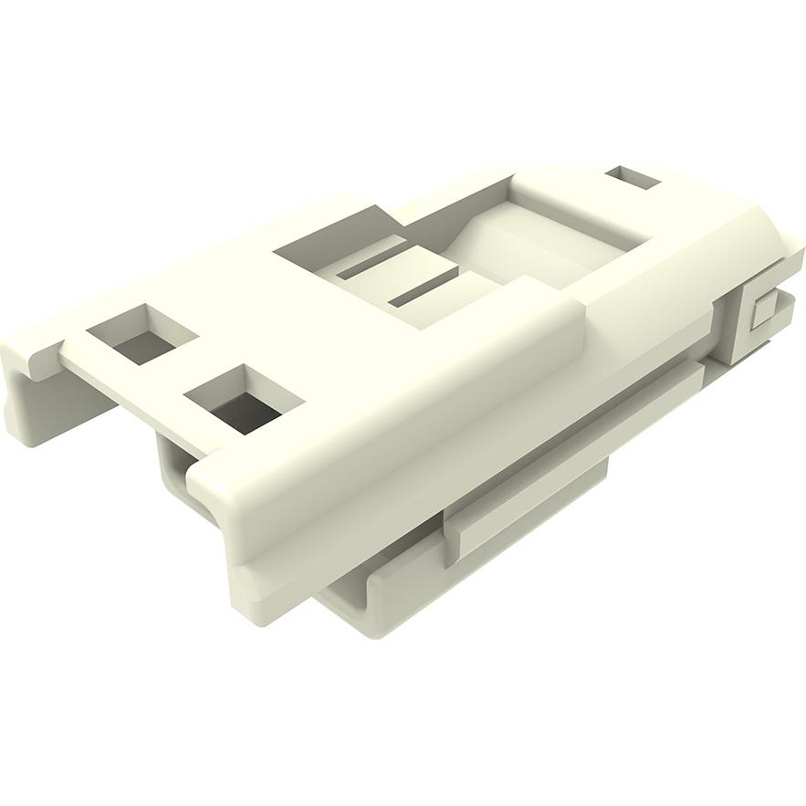 Molex-52116-0240 Einzeladersteckverbinder, Gehäuse Conn Housing PL 2 POS 5mm Crimp ST Cable Mount White Mizu-P25™ Tray