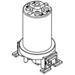 Conn M12 Circular SKT 5 POS Solder ST SMD 5 Terminal 1 Port T/R