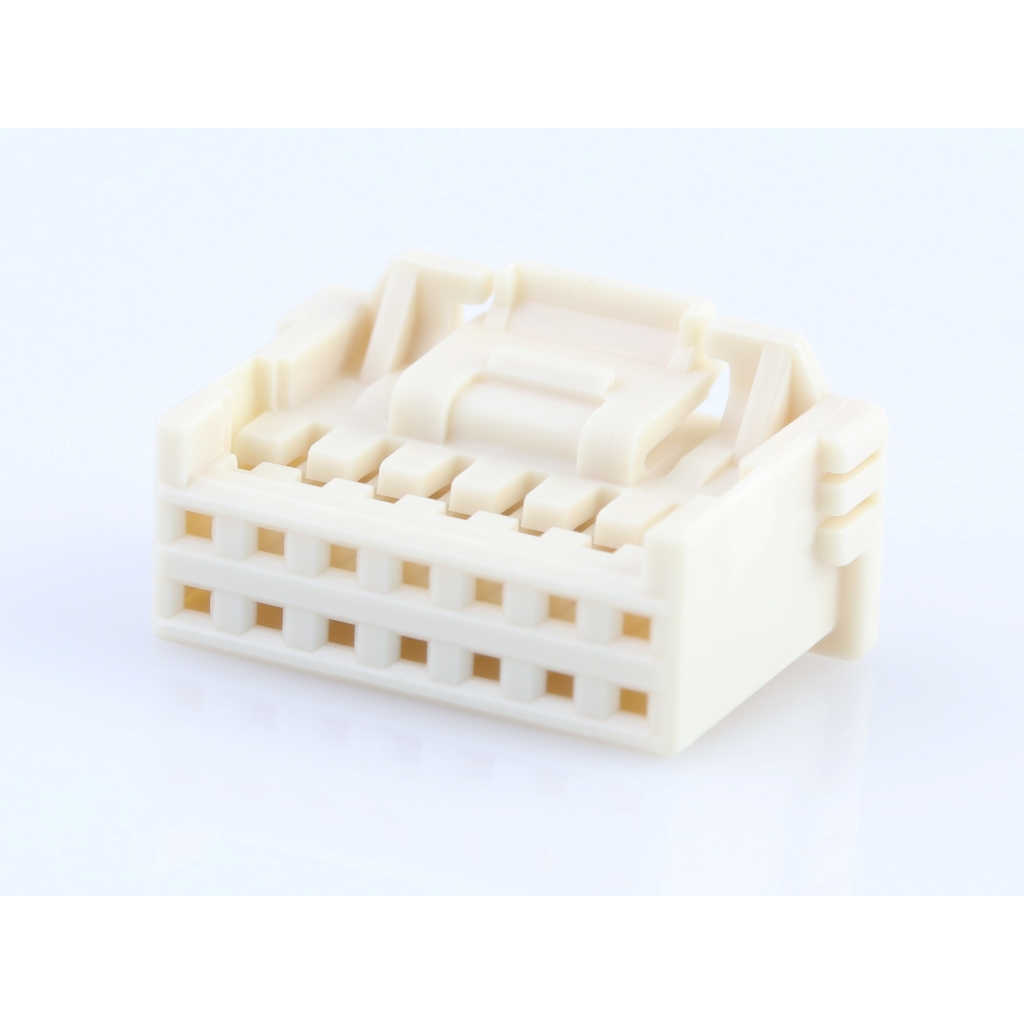 Molex-5016461400 Connector Discrete Wire Housing Conn Housing RCP 14 POS 2mm Crimp ST Cable Mount Natural iGrid Bag