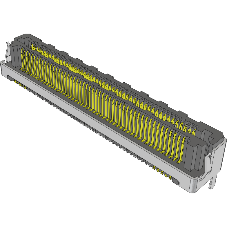 Samtec-LSHM-150-03.0-L-DV-A-S-TR Steckverbinderleisten und Leiterplattenbuchsen Conn Socket and Terminal Strip HDR/SKT 100 POS 0.5mm Solder ST Top Entry SMD Razor Beam™ T/R