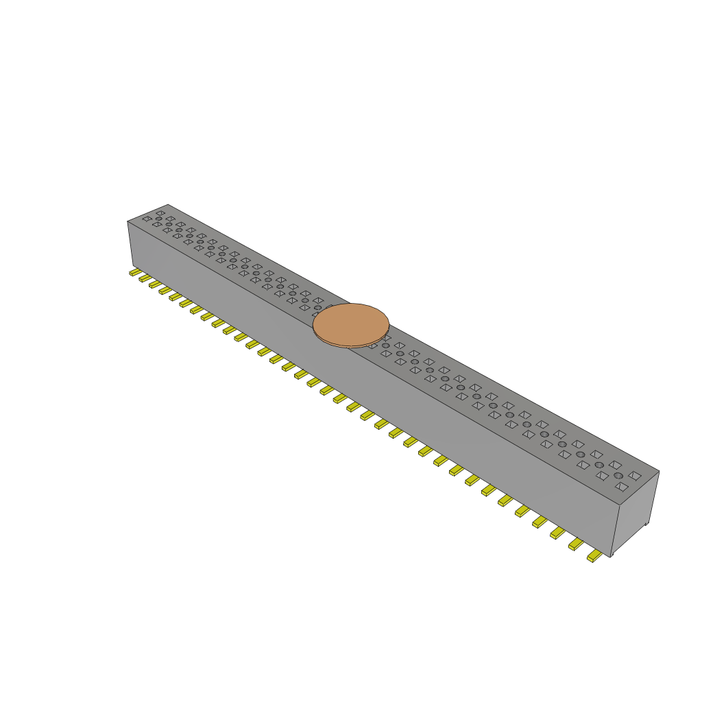 Samtec-MLE-135-01-G-DV-K Steckverbinderleisten und Leiterplattenbuchsen Conn Socket Strip SKT 70 POS 1mm Solder ST Top Entry SMD Tube