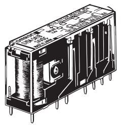Omron-G7SA-5A1B DC110 Relays Other Electromechanical Relay 110VDC 20.862KOhm 6A 5PST-NO/SPST-NC(50x13x24)mm THT Safety Relay