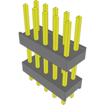 Conn Board Stacker HDR 10 POS 2.54mm Solder ST Top Entry Thru-Hole Bulk