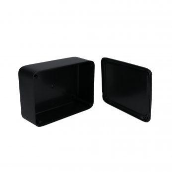 Bud Industries-PW-12847 Kästen, Gehäuse und Gestelle Black Acrylonitrile Butadiene Styrene UL94-5VA Enclosure