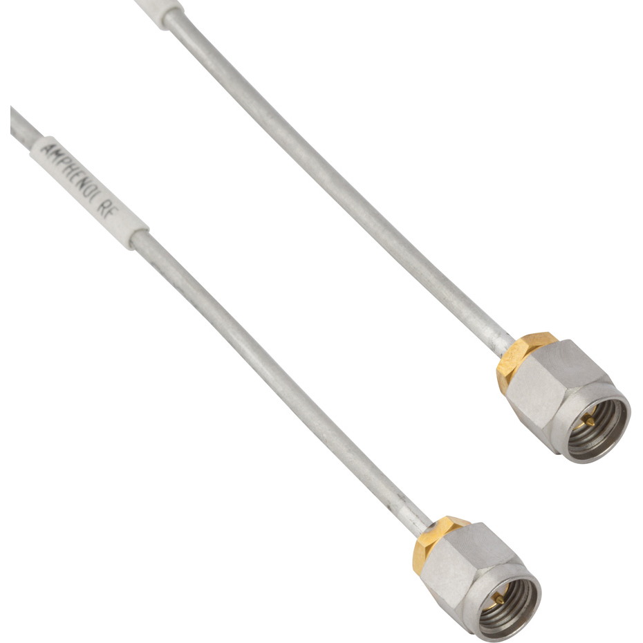 Amphenol RF-095-902-449-005 Kabelbaugruppen Koaxial Cable Assembly 0.085 Semi-Rigid Conformable 0.127m SMA to SMA M-M