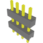 Conn Board Stacker HDR 4 POS 2.54mm Solder ST Top Entry Thru-Hole Bulk