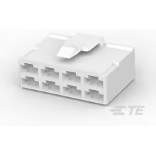 TE Connectivity-172136-1 Einzeladersteckverbinder, Gehäuse Conn Housing RCP 8 POS 9mm Crimp ST Cable Mount Natural Bag