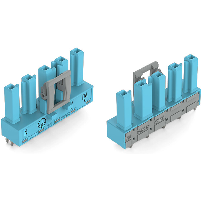 WAGO-770-3105 Blocs de raccordement de terminaux Socket for PCBs, Straight, 5-Pole, Cod. I