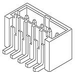 Molex-780470443 Steckverbinderleisten und Leiterplattenbuchsen Conn Wire to Board HDR 4 POS 1.5mm Solder ST SMD Pico-SPOX T/R