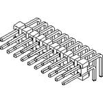 Conn Unshrouded Header HDR 10 POS 2.54mm Solder RA Side Entry Thru-Hole C-Grid Tube