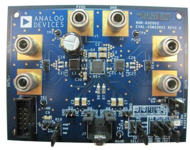 Analog Devices-EVAL-SSM3302Z Amplifier IC Development Boards and Kits SSM3302 Audio Amplifier Evaluation Board