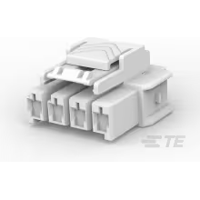 TE Connectivity-1-1971773-4 Connector Discrete Wire Housing Conn Housing PL 4 POS 6mm Crimp ST Cable Mount Natural Carton