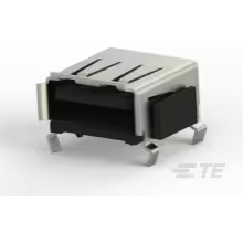 TE Connectivity-1674459-4 Connector USB Conn USB 2.0 Type A RCP 4 POS Solder RA Thru-Hole 4 Terminal 1 Port Tray