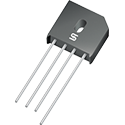 Taiwan Semiconductor-KBU1005G T0 Bridge Rectifiers Diode Rectifier Bridge Single 600V 10A 4-Pin Case KBU Tray