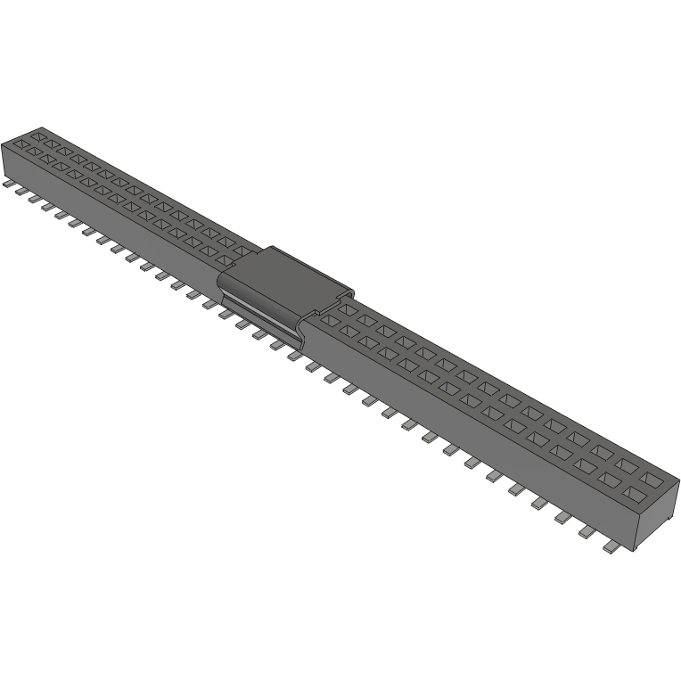 Samtec-CLP-135-02-L-D-BE-A-P-TR Steckverbinderleisten und Leiterplattenbuchsen Conn Socket Strip SKT 70 POS 1.27mm Solder ST Bottom Entry SMD TIGER CLAW™ T/R