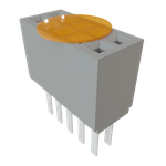 Conn Socket Strip SKT 10 POS 1.27mm Solder ST Top Entry Thru-Hole Tube
