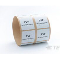 TE Connectivity-PVF-165051-25-9 Beschriftungen Label, Polyvinyl fluoride thermal transfer printable self-laminating