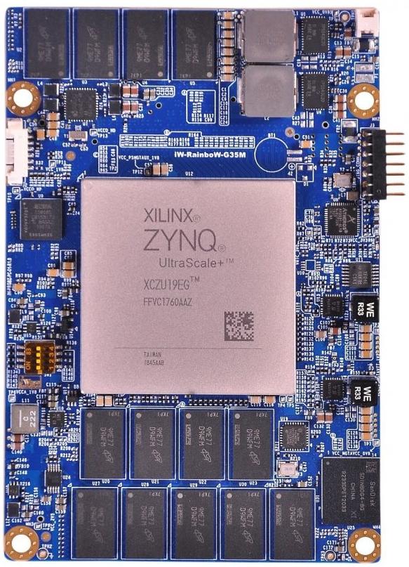 iWave Systems-IW-G35M-19EG-4E004G-E008G-BIE Sistema en módulos - SOM Zynq UltraScale+ MPSoC SOM with Cortex A53 Processor 8GB RAM