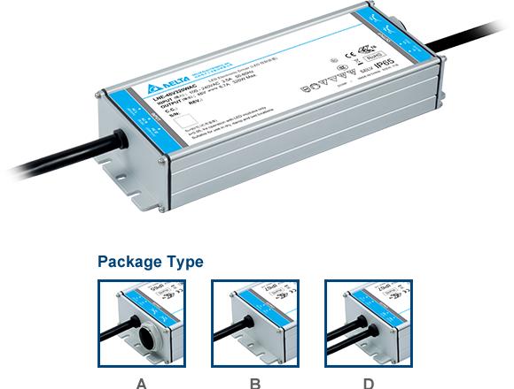 Delta Electronics-LNE-48V320WAAA LED 电源 AC/DC LED Power Supply 320W Single 5-Pin