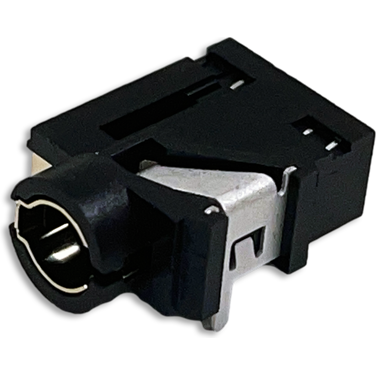 Switchcraft-35RAPC5CHWNSN Connector Audio and Video Conn 3.5MM Audio Jack F 4 POS Solder RA Thru-Hole 4 Terminal 1 Port