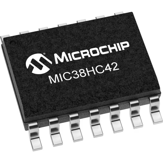 Microchip Technology-MIC38HC42-1YM PWM and Resonant Controllers Current Mode PWM Controller 1A 500kHz 14-Pin SOIC Tube
