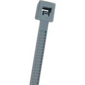 NTE Electronics-04-07508 Attache-câble Cable Ties, Standard Locking Nylon Gray 47.62mm Bag
