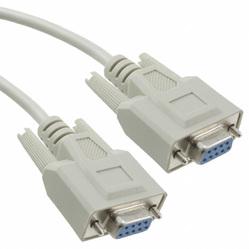 Assmann WSW components, Inc-AK153-5 Andere Kabelbaugruppen DB female 9 pins 9 wire cable shielded, 28 AWG DB female 9 pins, 5m, beige