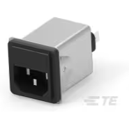 TE Connectivity-3EHGS1-2 Spannungsversorgungseingangsmodule Power Entry Module EMI Filtered M 3 POS 250VACVAC 3A/Contact Fuse ST 1 Port