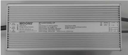 MOONS INDUSTRIES-MT320H105AQ_CP Alimentatori LED AC/DC LED Power Supply 320W Single 8-Pin
