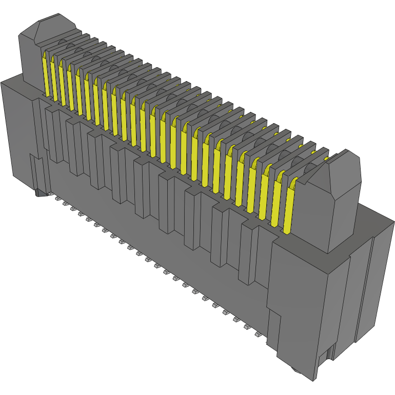 Samtec-ERM8-025-08.0-S-DV-TR Steckverbinderleisten und Leiterplattenbuchsen Conn Micro High Speed Terminal Strip HDR 50 POS 0.8mm Solder ST SMD T/R