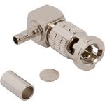 Conn HD-BNC 0Hz to 4GHz 75Ohm Crimp RA Cable Mount PL Gold Bag