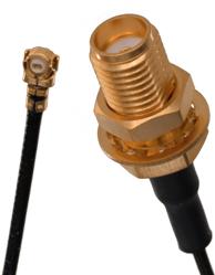 Cinch Connectivity Solutions-415-0097-150 Cable Assembly Coaxial Cable Assembly 1.37mm Cable 0.15m UMC to SMA F-M