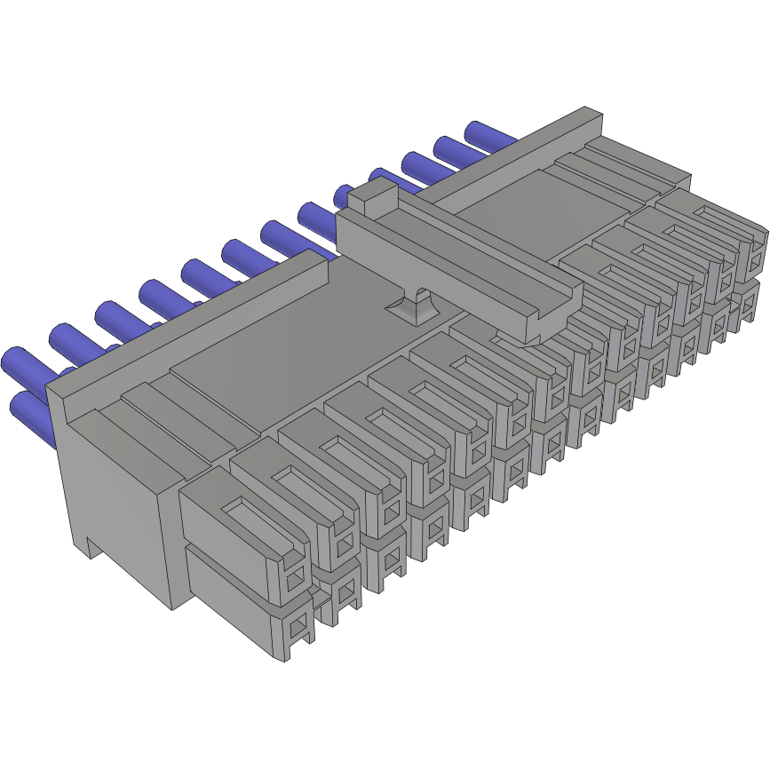 Samtec-MMSDT-13-24-L-30.00-S-K Cable Assembly AC Power Cable Assembly 0.762m Power 26 POS SKT Crimp 24AWG
