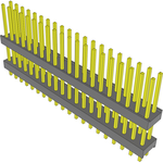Conn Board Stacker HDR 40 POS 2.54mm Solder ST Top Entry Thru-Hole Bulk