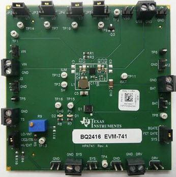 Texas Instruments-BQ24165EVM-741 Power Management Development Boards and Kits BQ24165 Battery Management Evaluation Board