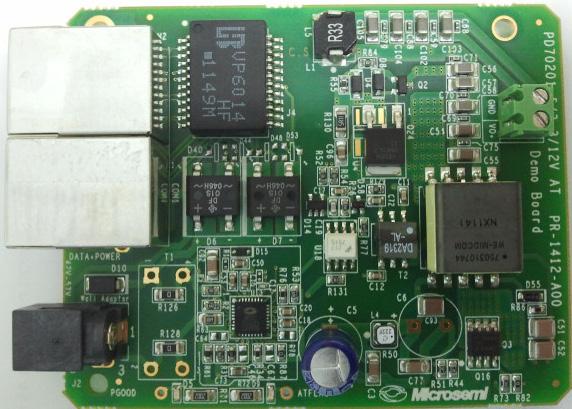 Microchip Technology-PD70201EVB25F-12 Energiemanagement, Entwicklungsplatinen und -kits Power Management Development Board