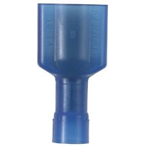 Panduit-DNF14-250FIM-L Connector Terminals Quick Disconnect Terminal 14-16AWG Brass Blue M 22.9mm Nickel Bottle