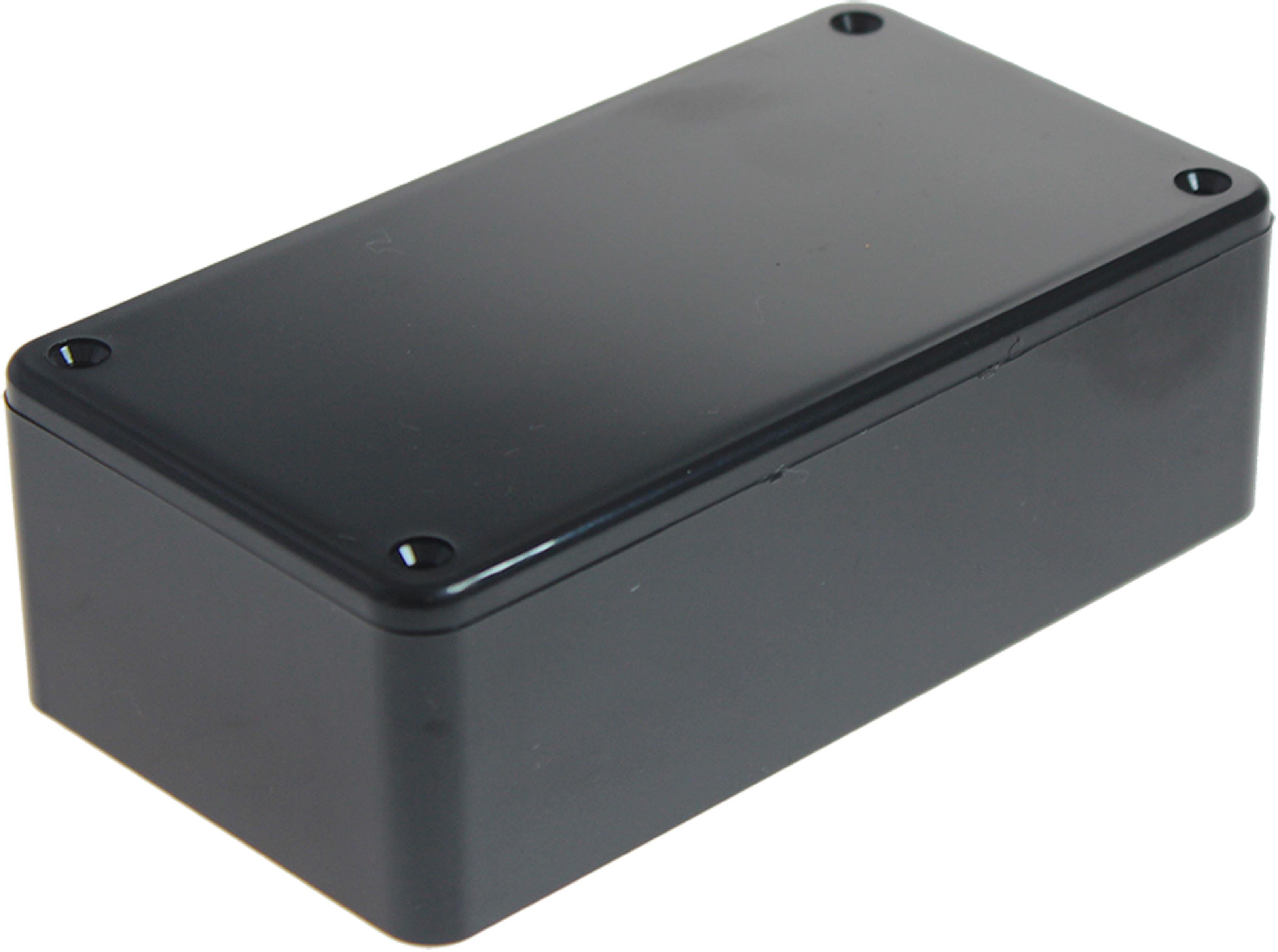 CamdenBoss Ltd-BIM2004/14-BLK/BLK Kästen, Gehäuse und Gestelle Black Acrylonitrile Butadiene Styrene Wall Mount Universal Enclosure