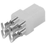 Counterpart set for plug-in housing 2.8 x 0.8 mm