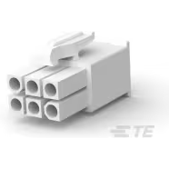 TE Connectivity-172339-1 Einzeladersteckverbinder, Gehäuse Conn Housing PL 6 POS 4.2mm Crimp ST Cable Mount Natural Bag