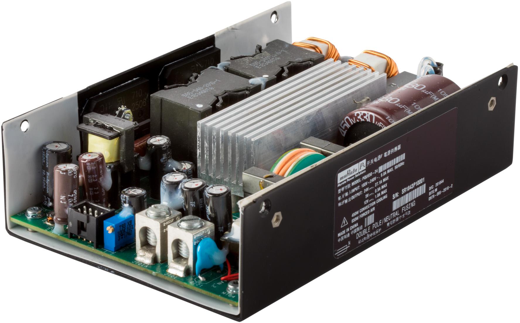 Murata Power Solutions-PQU650-24P AC to DC Power Supplies AC/DC Power Supply Single-OUT 24V 27.1A 650W 17-Pin Box