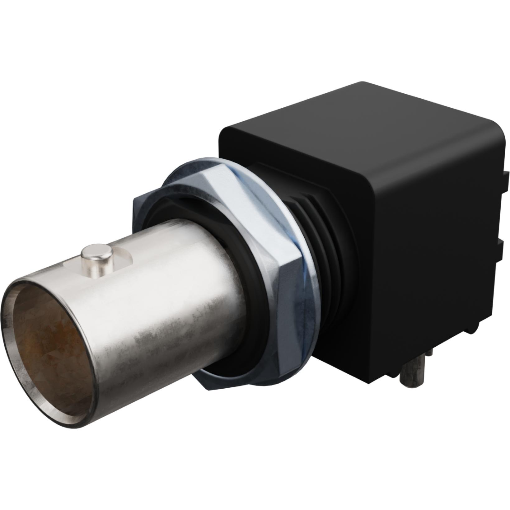 Molex-73100-0070 Raccordement FR Conn BNC 0Hz to 2GHz 75Ohm Solder RA Thru-Hole RCP Gold Tray