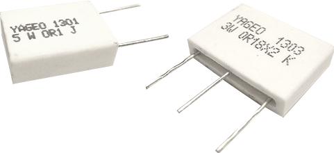 Vitrohm-SLR500KB-RD-R012AA Résistance simple fixée par alésage Res Power Film 0.012 Ohm 10% 5W ±250ppm/°C Ceramic RDL Bulk