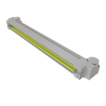 Conn Micro High Speed Socket Strip SKT 150 POS 0.8mm Solder RA Side Entry SMD Edge Rate® T/R