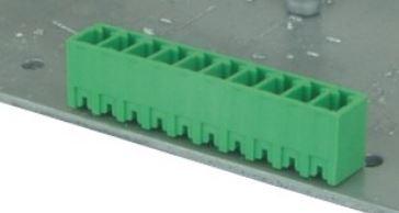 Amphenol-OQ0332500000G Piastre connettori e prese PCB Conn Wire to Board HDR 3 POS 3.81mm Solder RA Thru-Hole